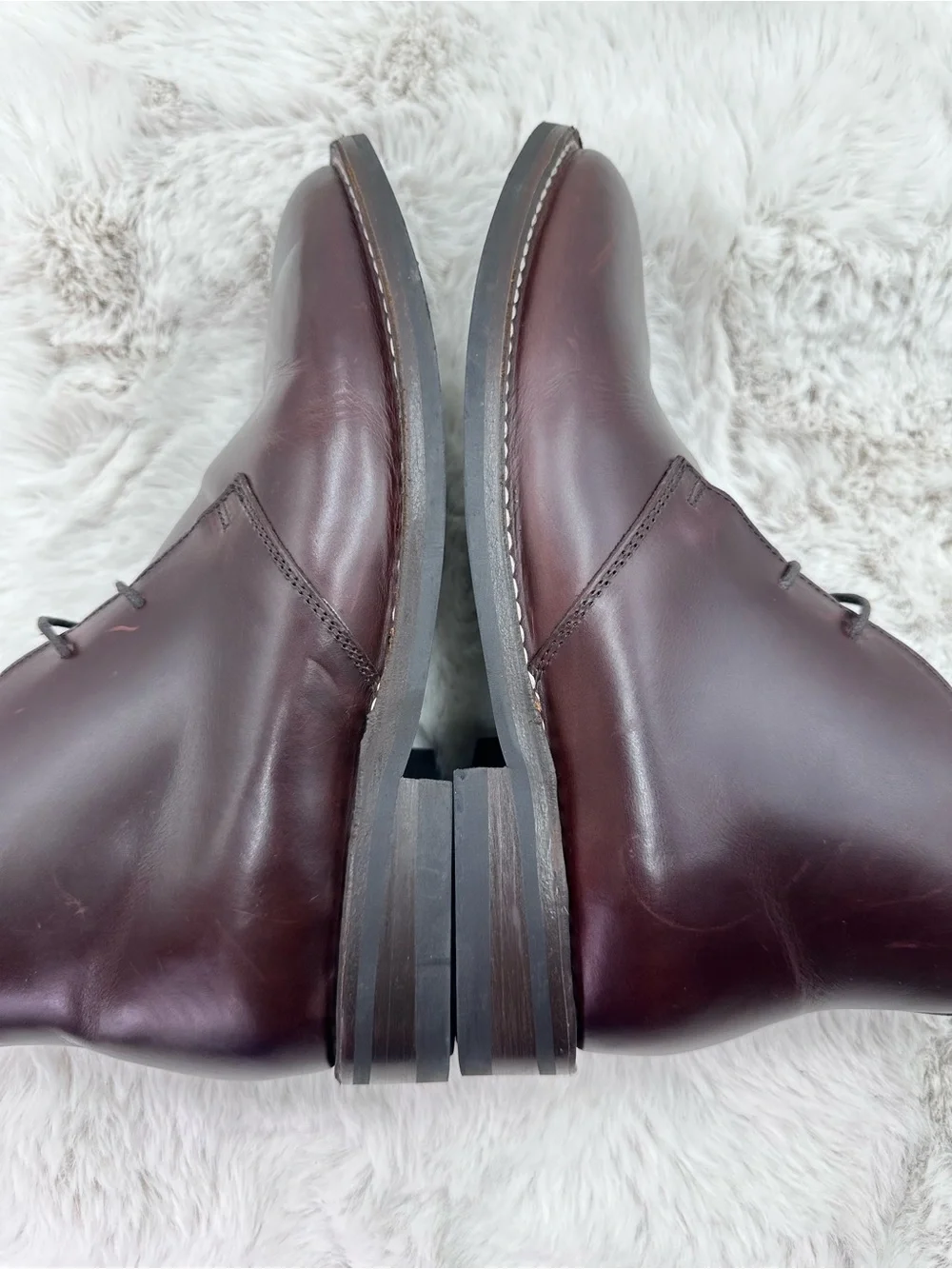 Thursday‎ Brown Scout Chukka Boots in burgundy leather men’s 7.5